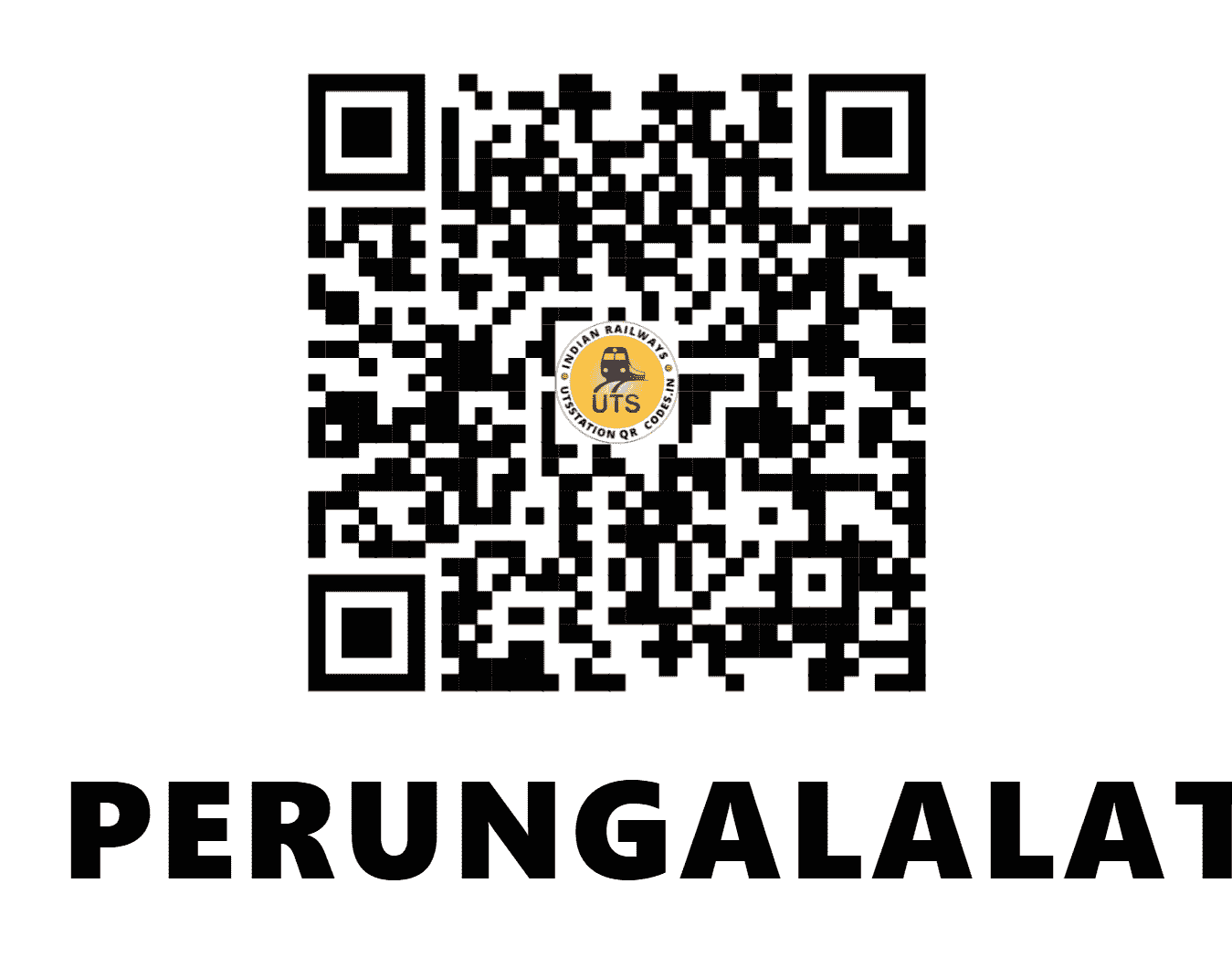 UTS QR Code for PERUNGALALATTUR - PRGL (SR - TAMIL NADU)